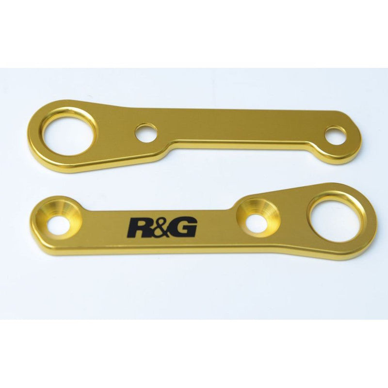 Load image into Gallery viewer, R&amp;G Racing Black Tie-Down Hook Pair For 2015-2024 Yamaha YZF R3
