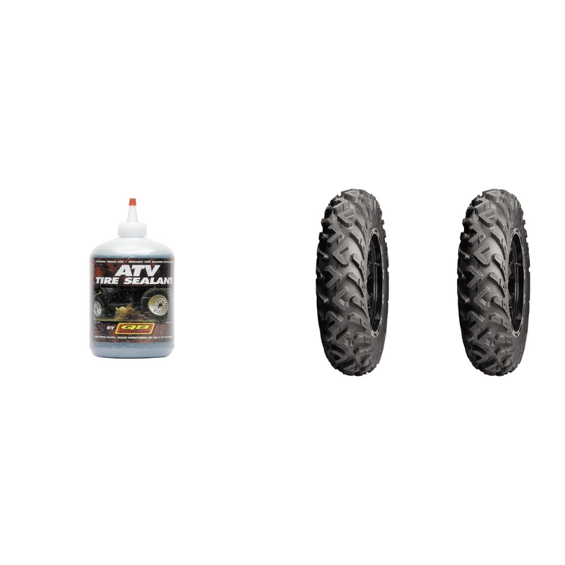 Load image into Gallery viewer, Set of 2 Terracross R/T XD Radial Front Tires 25x8R-12 6-ply with Sealant
