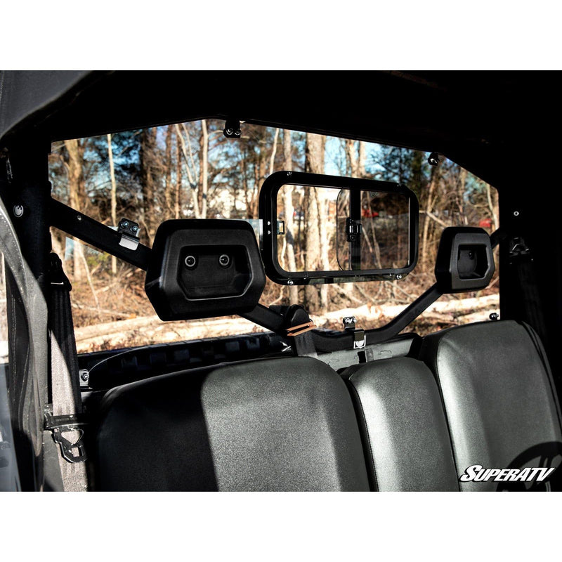 Load image into Gallery viewer, SuperATV Can-Am Defender Sliding Rear Windshield RWS-CA-DEF-SGW-76
