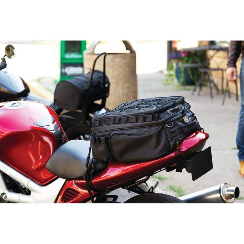Load image into Gallery viewer, Kuryakyn Momentum Roamer Tail Bag Black
