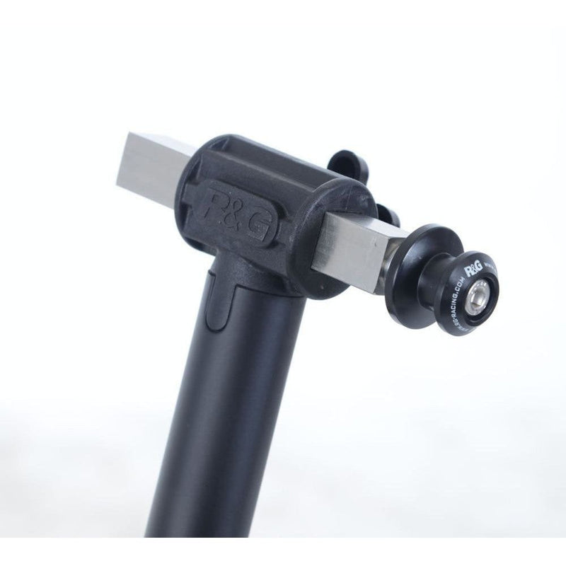 Load image into Gallery viewer, R&amp;G Racing Paddock Stand Hook Adapters For 2016-2018 Aprilia Dorsoduro 750 ABS
