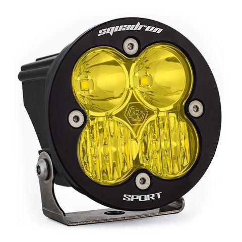 Load image into Gallery viewer, Baja Designs Auxiliary LED Light Pod Each Squadron-R Sport Series Driving/Combo Pattern Baja Amber Lens Universal 580013
