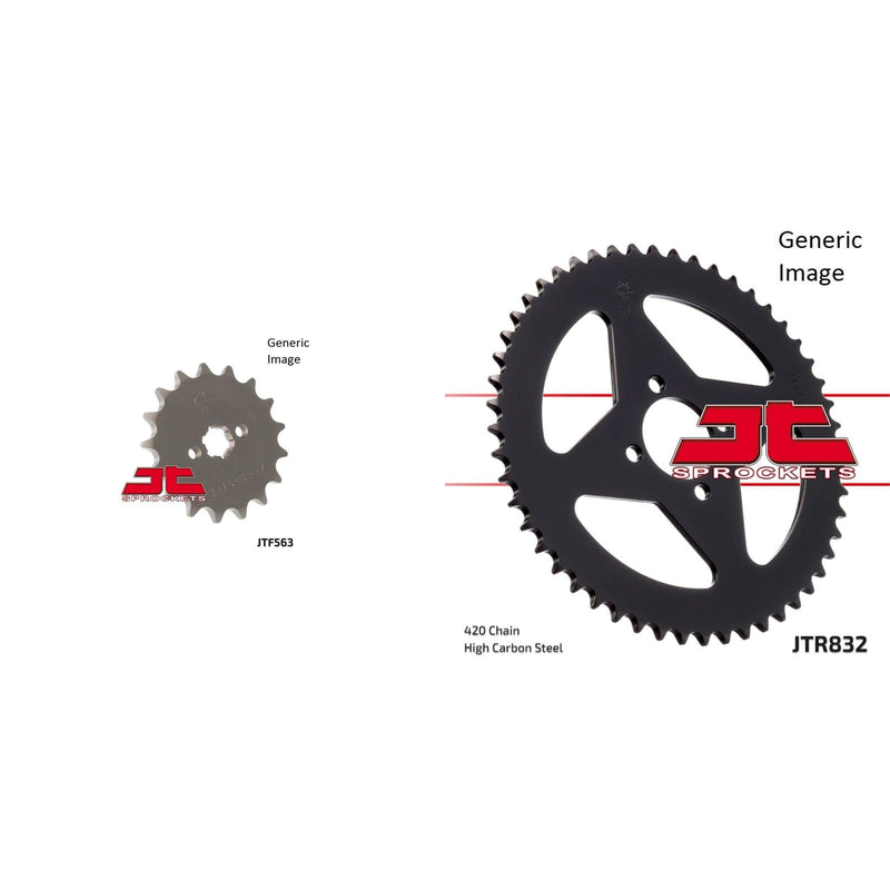 Load image into Gallery viewer, Front &amp; Rear Sprocket Kit for Street YAMAHA YSR50 1987-1992
