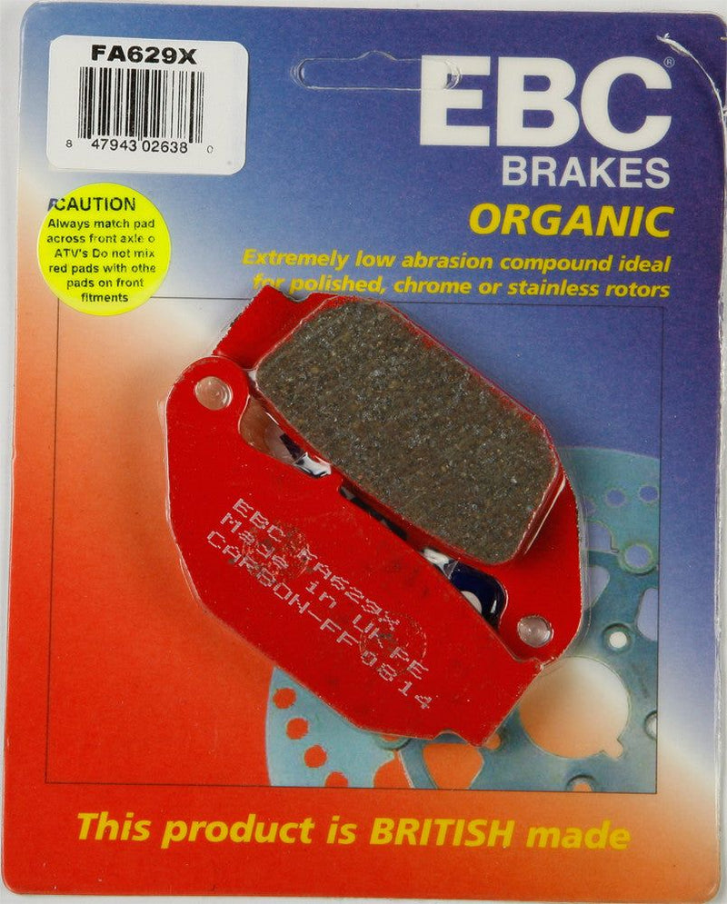 Load image into Gallery viewer, EBC 1 Pair Performance X-Series Carbon Brake Pads MPN FA629X
