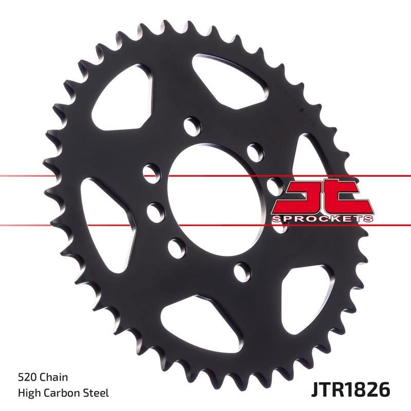 JT Sprockets Rear Steel Sprocket 41 Tooth 41T 520 Chain For Suzuki Quadrunner 230 LT230E 2x4 1986-1993 JTR1826.41