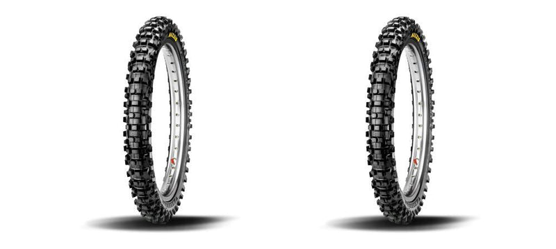 Load image into Gallery viewer, Pair of Maxxis Maxxcross Desert-IT M7305D Bias Dirt Bike Tires Front 90/100-21 (2)
