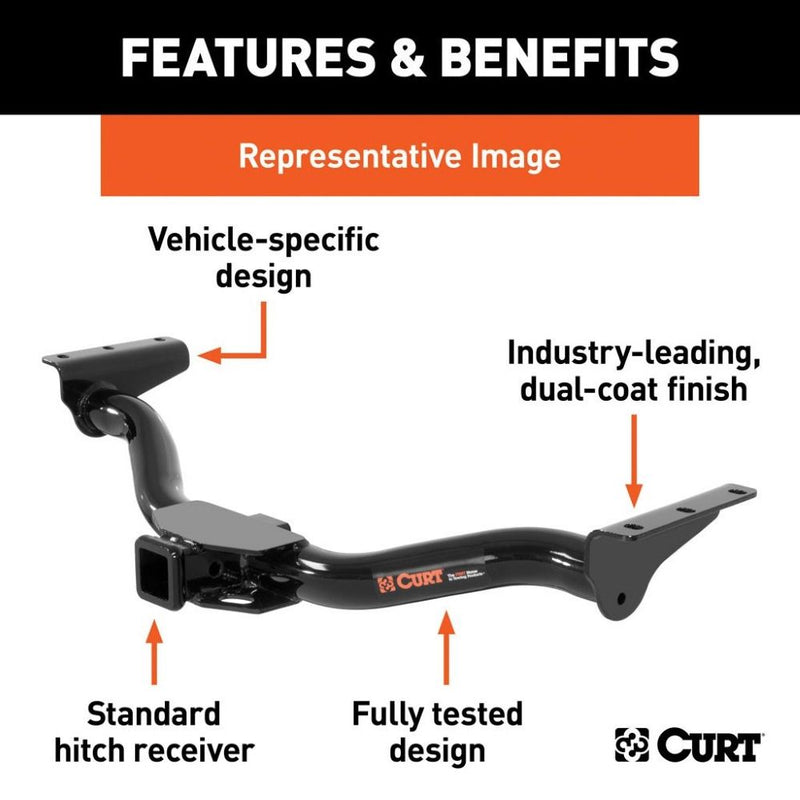 Load image into Gallery viewer, Class III Trailer Hitch, 2&quot; Receiver, fits Select Acura MDX, Honda Pilot
