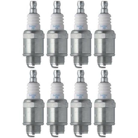 Set of 8 NGK Standard Spark Plugs for Kawasaki MULE 2500 2005-1993 Engine 620cc