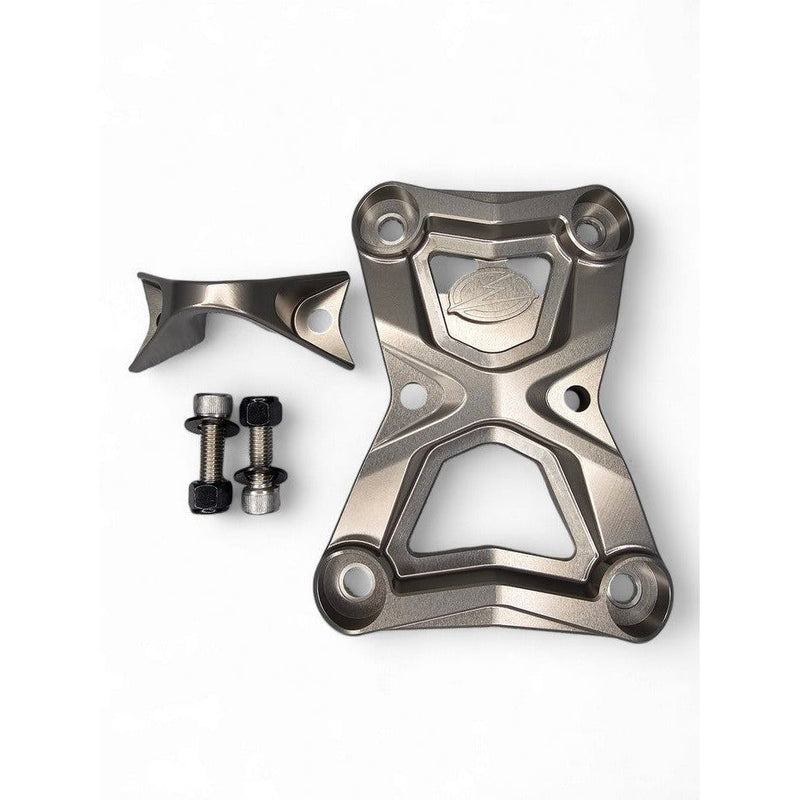 Load image into Gallery viewer, Elektric Offroad Gun Metal Gray Radius Rod Plate With Tow Hook For Polaris RZR Pro R/Turbo R 2022-2024
