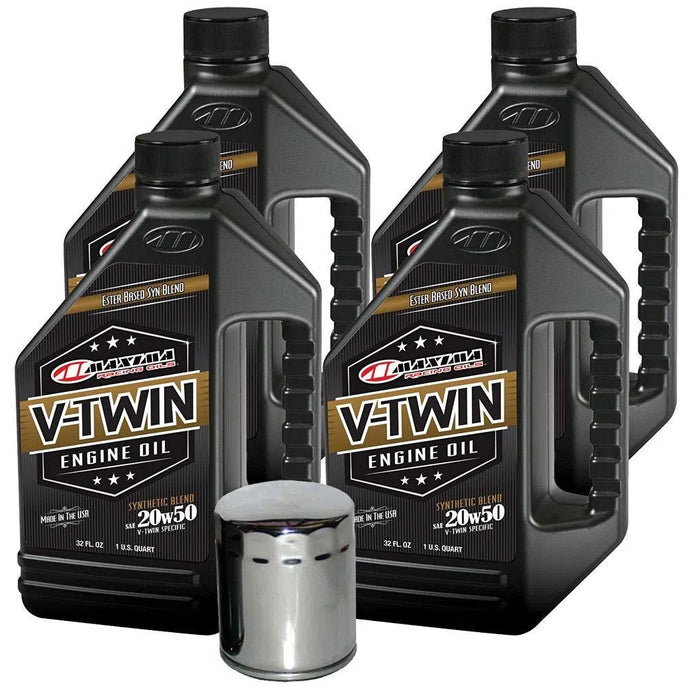 Synthetic Blend Engine Oil Change Kit Harley Davidson Sportster V-Twin HF170C