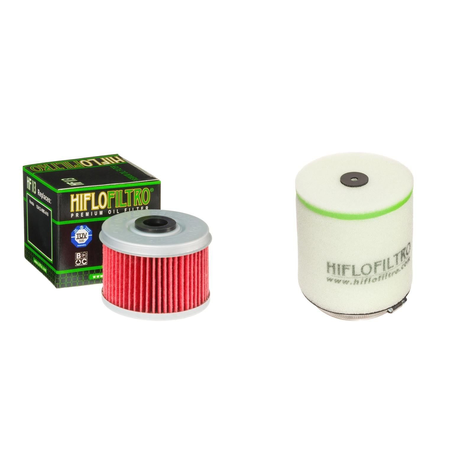 Oil and Dual-Stage Foam Air filter Kit for HONDA TRX400 EX 99-00