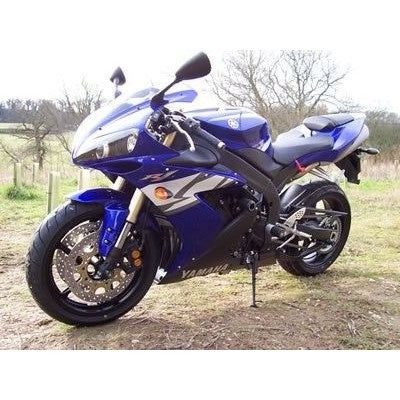 Load image into Gallery viewer, R&amp;G Racing White Classic Style Crash Protectors For 2006 Yamaha YZF R1
