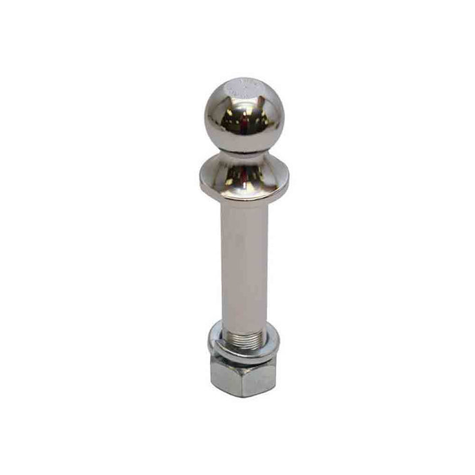Hitch Ball, Chrome, Rated 6000, 2