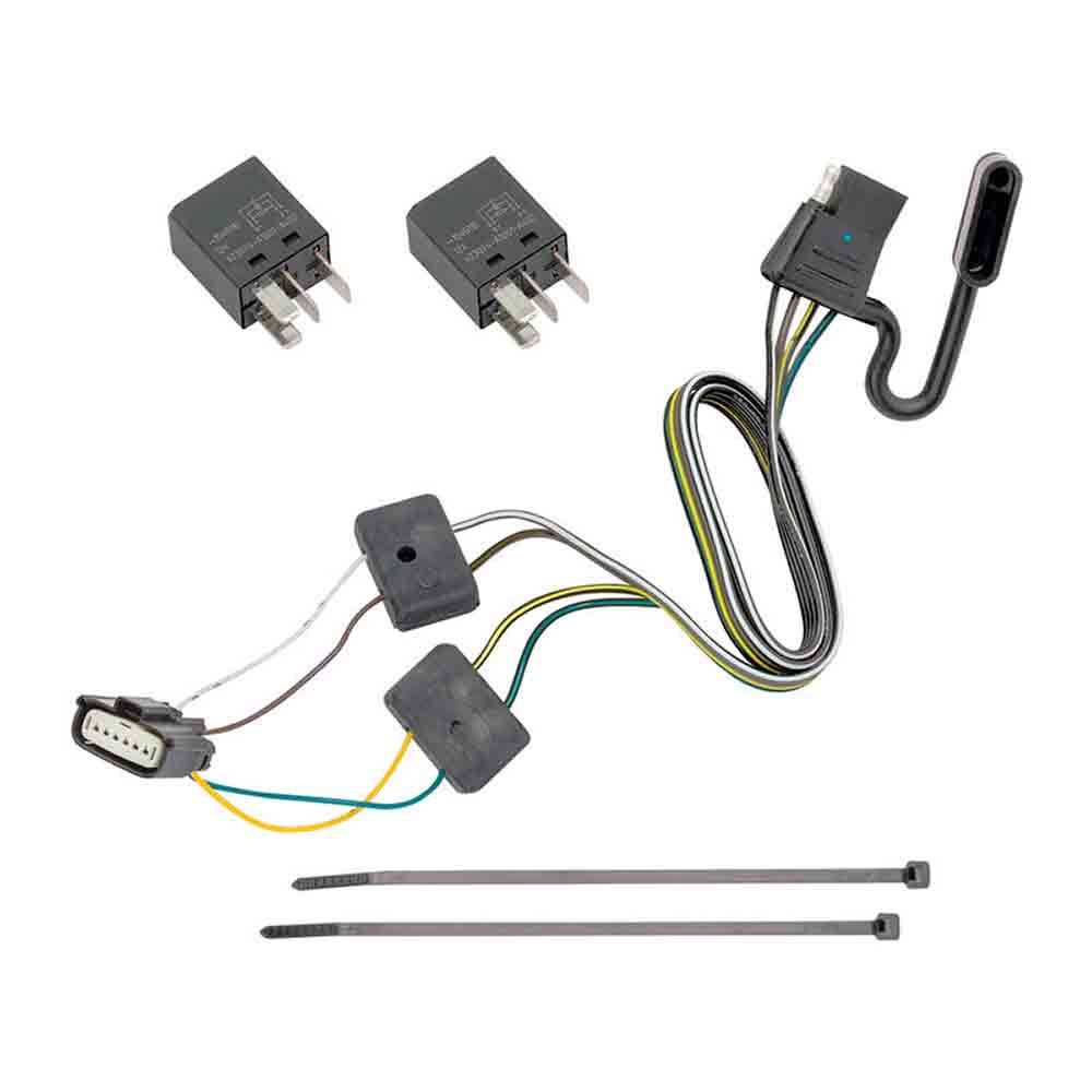 T-One Connector Wiring Light Kit -4-Way Flat fits Select Chevrolet Equinox & GMC Terrain - Tow Prep Package Required