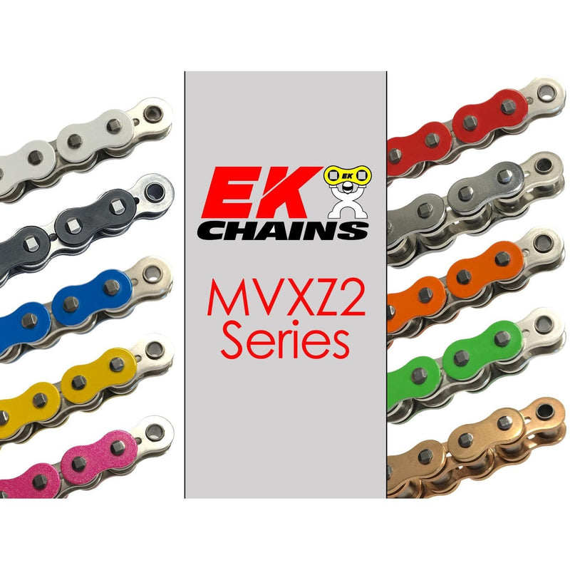Load image into Gallery viewer, EK 530-MVXZ2 Motorcycle Drive Chain (Specify Links and Color) Rivet Master Link
