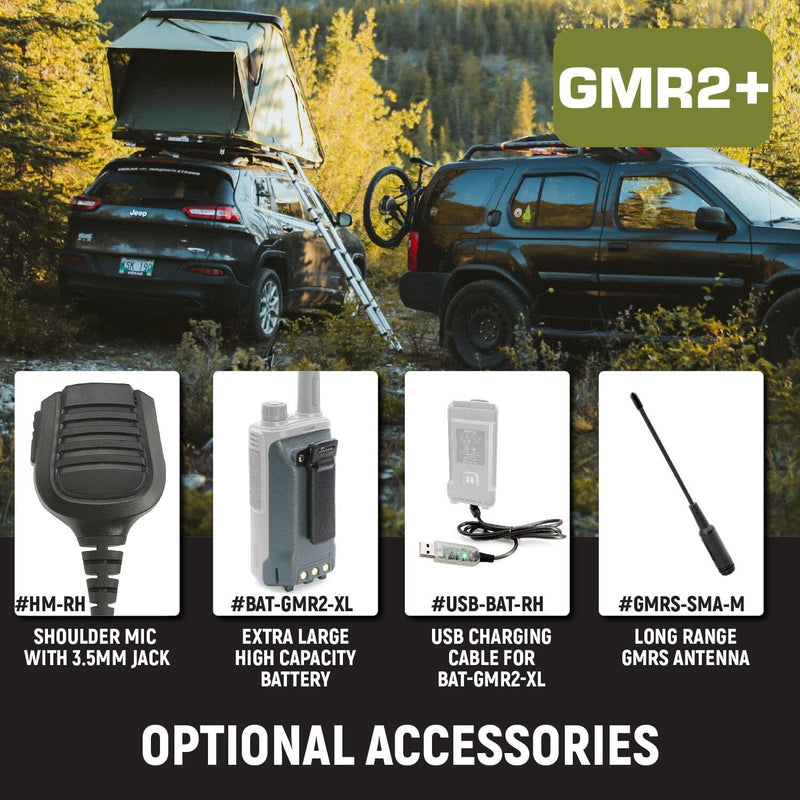 Load image into Gallery viewer, Rugged Radios Rugged GMR2 PLUS GMRS and FRS Two Way Handheld Radio
