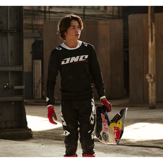Motocross Jersey 242 One Industries X197 Uno Black Motocross Jersey