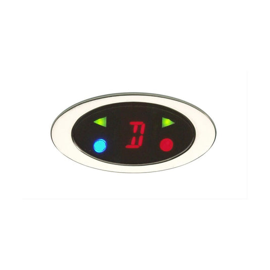Elliptical digital gear shift indicator with indicators, 2 1/2