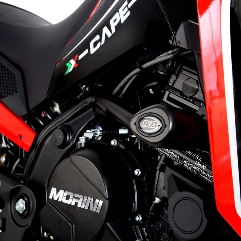 Load image into Gallery viewer, R&amp;G Racing Black Aero Style Crash Protection Bobbins For 2023-2024 Moto Morini X-Cape 649
