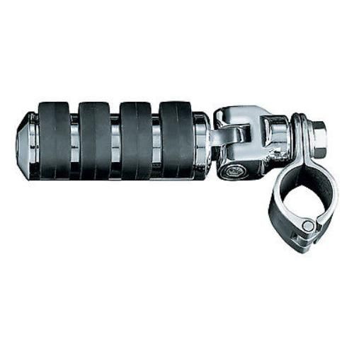 Load image into Gallery viewer, Kuryakyn Chrome 1-1/4&quot; Clamp Engine Guard Frame Mount ISO Large Footpegs Harley
