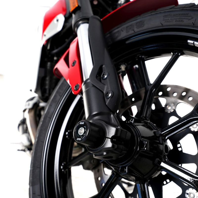 Load image into Gallery viewer, R&amp;G Racing Black Fork Protectors For 2015-2018 Ducati Scrambler Classic
