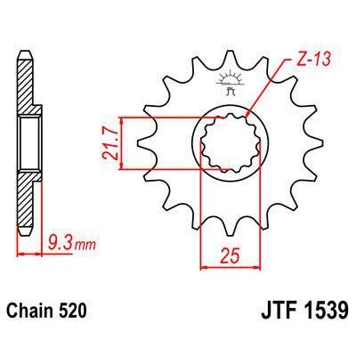 Front & Rear Sprocket Kit for KAWASAKI Z 250 SL-BX250 AFF-Ninja KRT 15-16