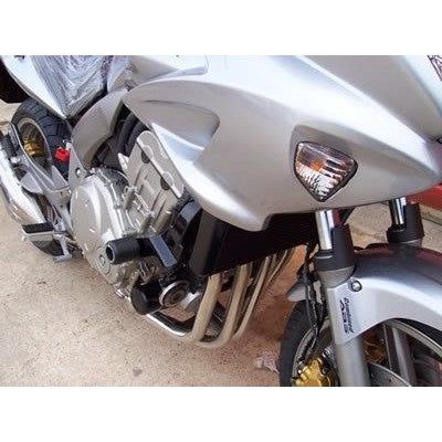 Load image into Gallery viewer, R&amp;G Racing Black Classic Style Crash Protectors For 2006-2009 Honda CBF1000 ABS
