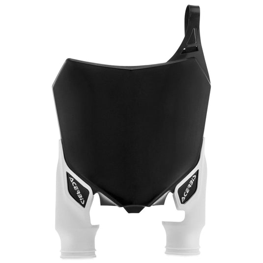 Acerbis Black/White Raptor Front Number Plate for Honda - 2527411007