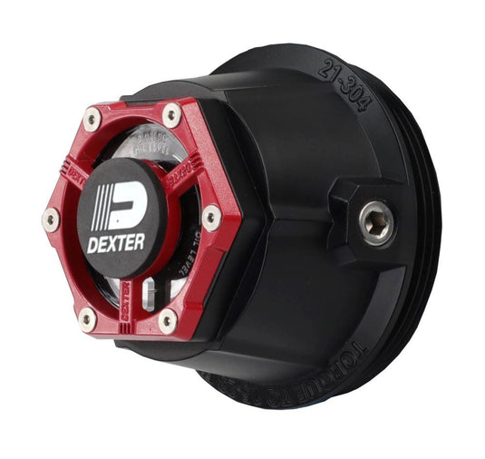 Fortress Complete Aluminum Oil Cap Replacement Kit, For Dexter 10-16K Axles, Threaded (sold each)