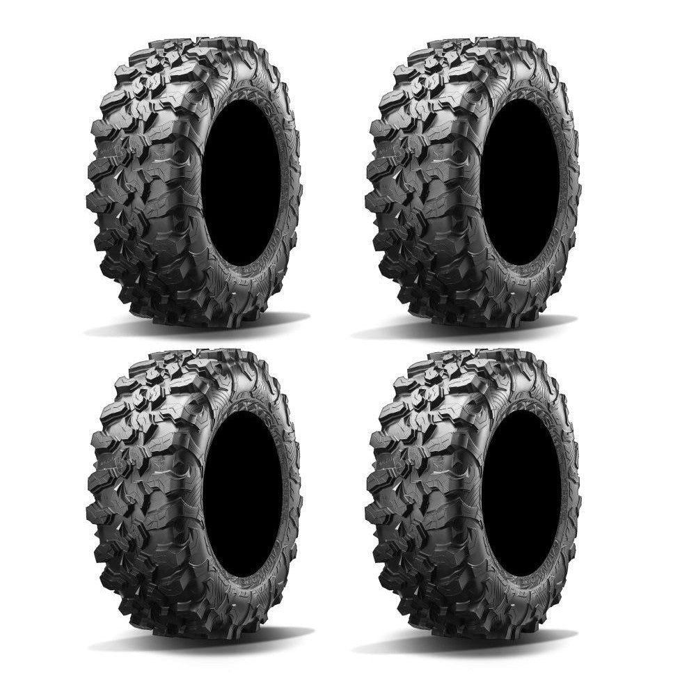 Full Set Of Maxxis Carnivore Radial (8 Ply) UTV Tires 32x10R-14 (4)