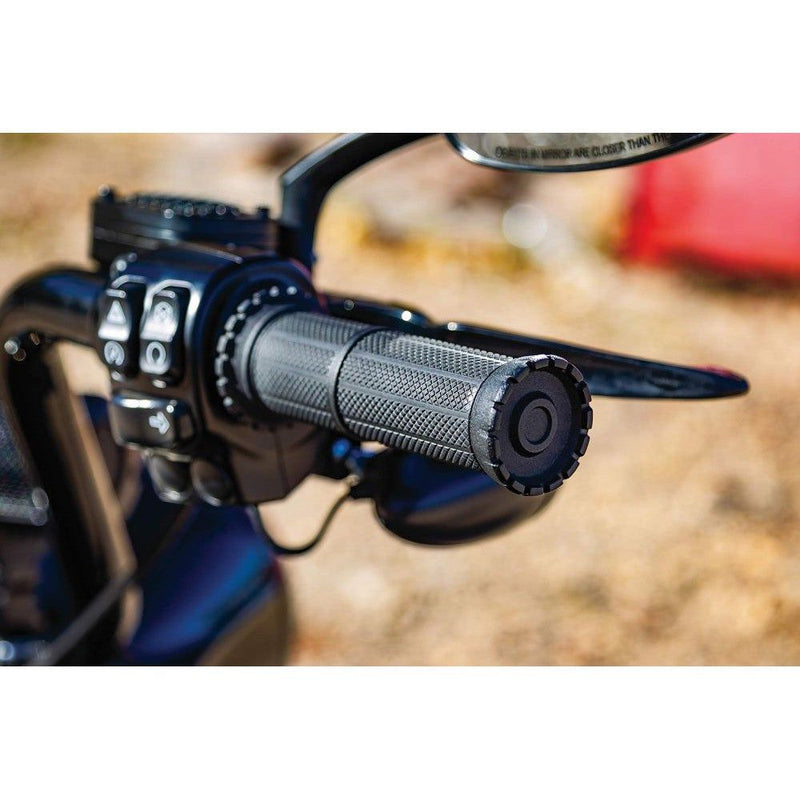 Load image into Gallery viewer, Kuryakyn Riot Grips for V-Twin TBW TBW Satin Black
