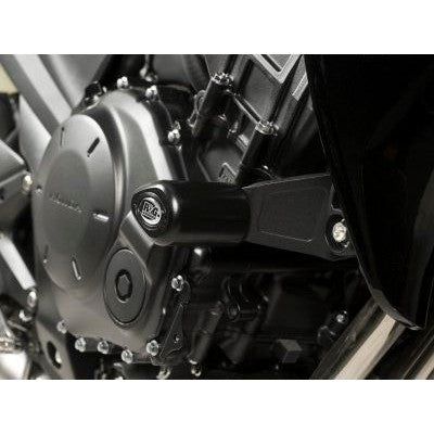 Load image into Gallery viewer, R&amp;G Racing Black Aero Style Crash Protectors For 2011-2018 Honda CBF1000 ABS
