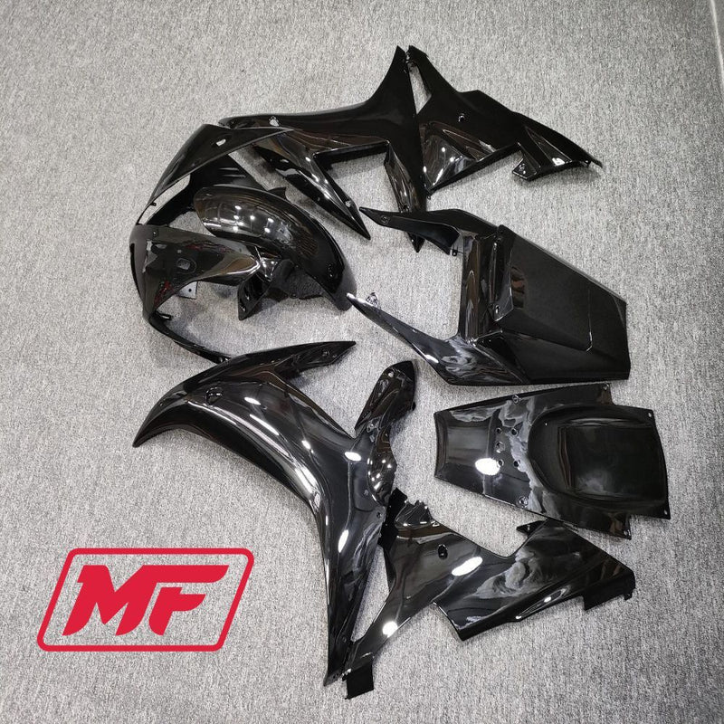 Load image into Gallery viewer, Monster Fairings Full Kit Yamaha R1 02-03 Gloss Black + Windshield + Gas Tank Cover
