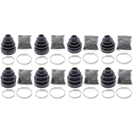 Complete Front & Rear Inner & Outer CV Boot Repair Kit YFM660 Grizzly 03-08