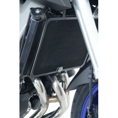 R&G Racing Black Aluminum Radiator Guard For 2014-2015 Yamaha FZ09