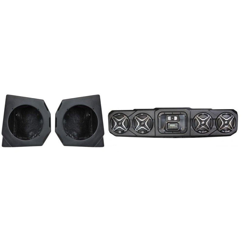 Load image into Gallery viewer, SSV Works Front 6.5&#39;&#39; Unloaded Speaker Pods W/ 4 Speaker Overhead Set For Can-Am HD10 18-22
