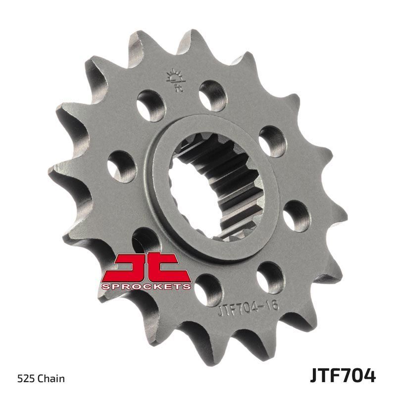 Load image into Gallery viewer, JT Sprockets Front Steel Countershaft Sprocket 15 Tooth 15T 525 Chain JTF704.15
