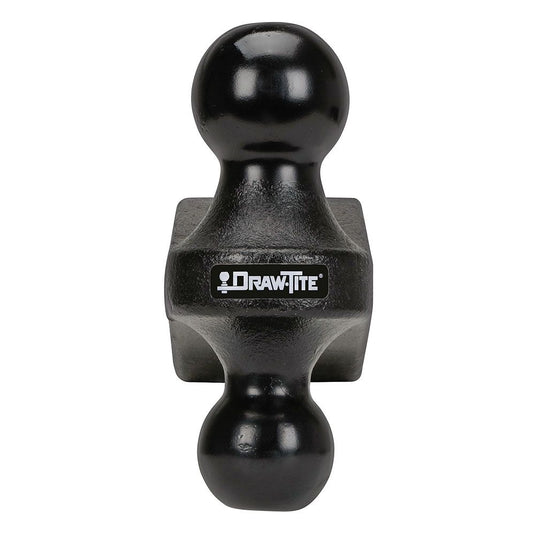Super Titan Dual Ball, Trailer Hitch Ball Mount, (2 in., 2-5/16 in. Trailer Balls), Fits 3 in. Super Titan Receiver, 25,000 lbs. Capacity, Black