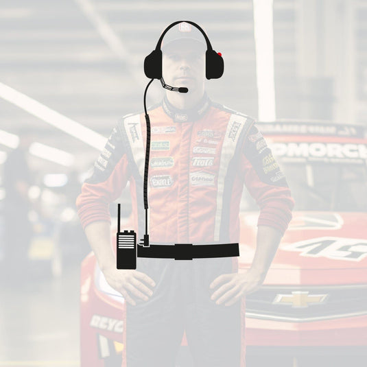 Rugged Radios NASCAR and IMSA Racing Communication System for Driver and Crew Chief