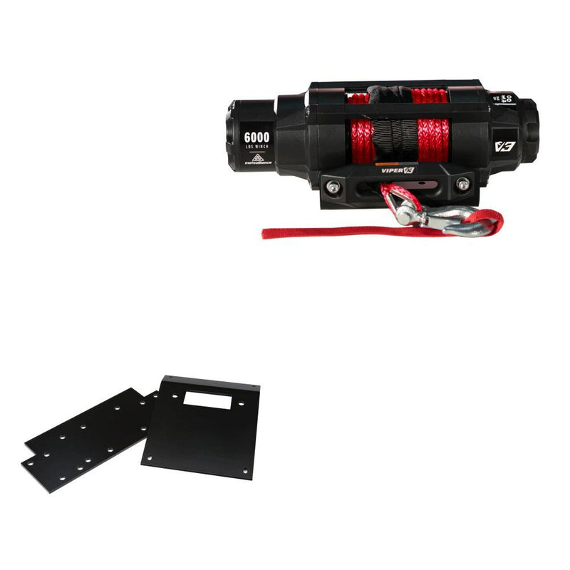 Load image into Gallery viewer, Viper 6000lbs V3 Winch Red Rope With Mount For Honda Foreman Rubicon 500 2002-2004
