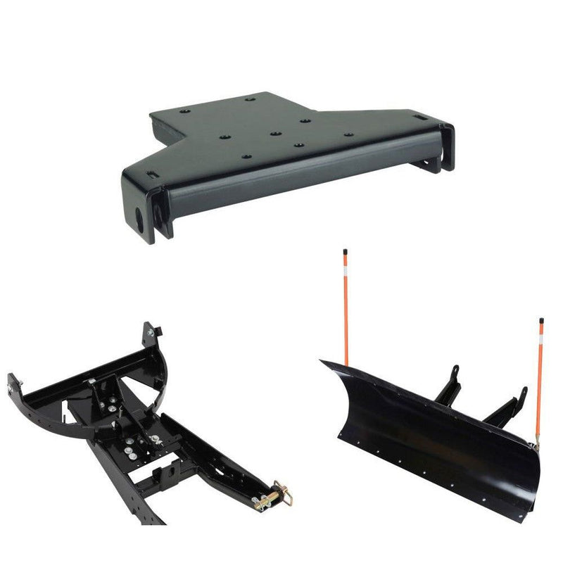 Load image into Gallery viewer, Denali Black UTV Snow Plow Kit For Polaris RZR S 800 2008-2014
