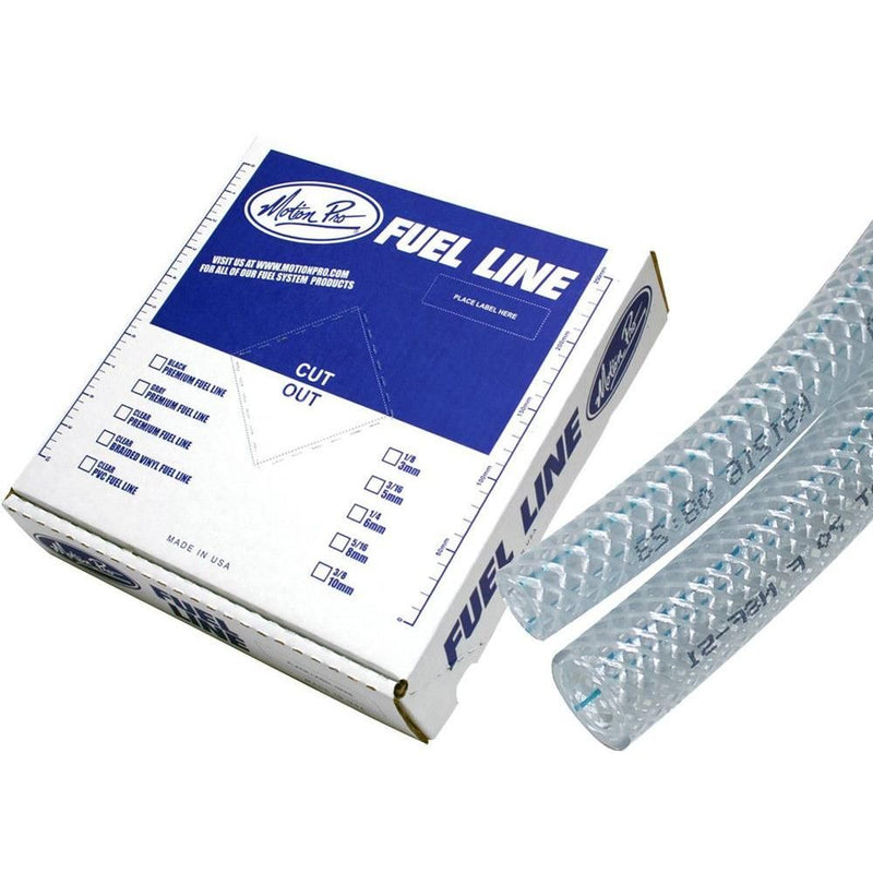 Load image into Gallery viewer, Motion Pro Braided Vinyl Fuel Line 3/8"X25' 12-0012
