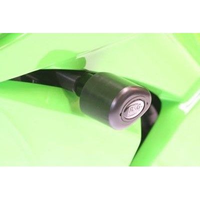 Load image into Gallery viewer, R&amp;G Racing Black Aero Style Crash Protectors For 2008-2012 Kawasaki Ninja 250
