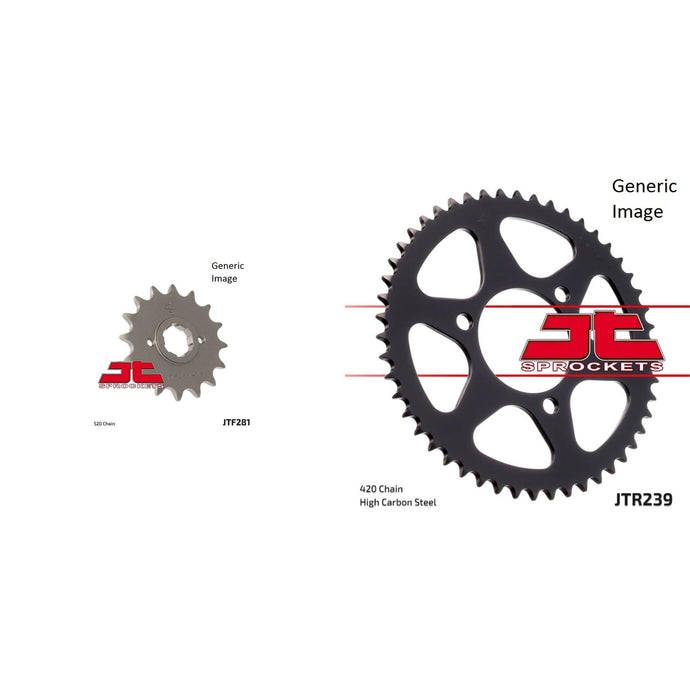 Front and Rear Steel Sprocket Kit for OffRoad HONDA XL250R 1982-1983