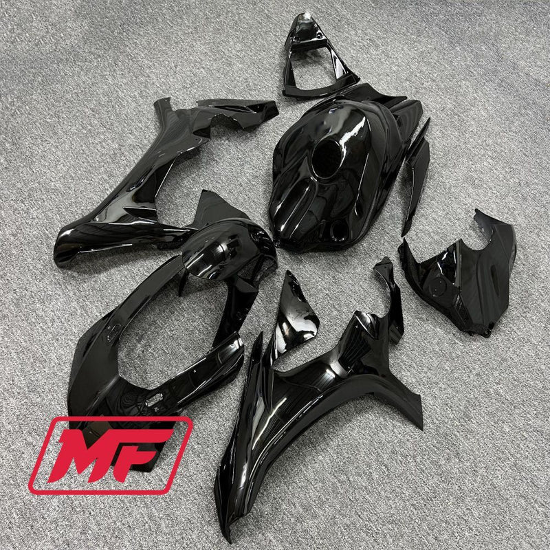 Load image into Gallery viewer, Monster Fairings Full Kit Yamaha R1 15-19 Gloss Black + Windshield + Gas Tank Cover
