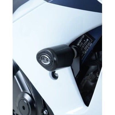 Load image into Gallery viewer, R&amp;G Racing Black Aero Style Crash Protectors For 2009-2016 Suzuki GSXR1000
