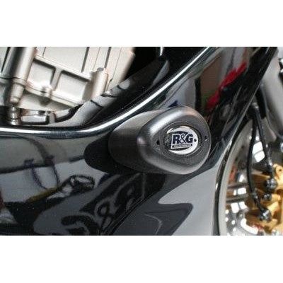 Load image into Gallery viewer, R&amp;G Racing Black Aero Style Crash Protection Bobbins For 2008-2009 Honda CBF1000 GT Faired
