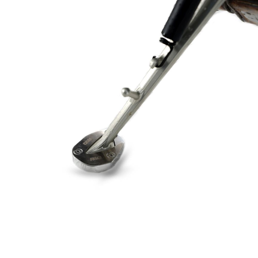 R&G Racing Silver Kickstand Shoe For 2018-2024 Yamaha MT-10
