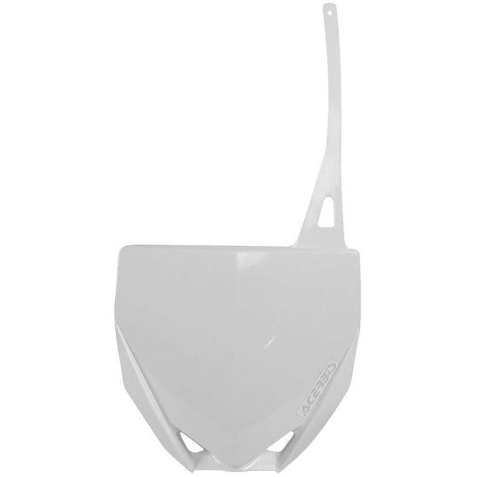 Acerbis White Front Number Plate for Yamaha - 2403030002