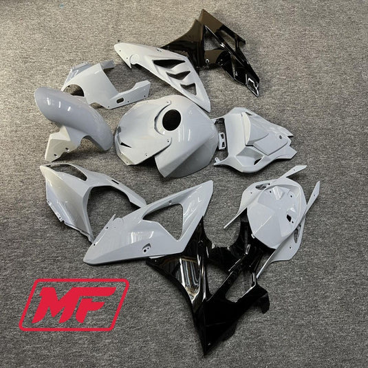 Monster Fairings Full Kit BMW S1000RR 09-14 Cement Grey and Black + Windshield + Gas Tank Cover
